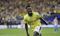 Copa America: Vinicius brace as Brazil rout Paraguay