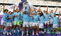 Manchester City win record fourth successive EPL title