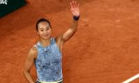 French Open PIX: Zheng ousts Cornet; Rybakina advances