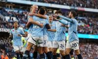 EPL PIX: Haaland strikes again! City top the table