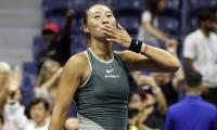 US Open PIX: Zheng triumphs in a thriller; Gauff out!