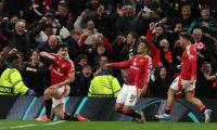 Europa PIX: Man Utd's roaring comeback stuns Lyon