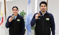 Saurabh-Suruchi win 10m air pistol mixed team bronze