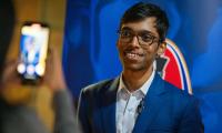 Praggnanandhaa in joint lead after win; Gukesh loses