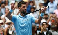 US Open PIX: Djokovic battles past qualifier, Alcaraz cruises