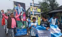 Messi Lands In Kolkata Amid Massive Fan Frenzy