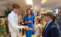 PIX: When Champion Sinner met UK's Royal kids