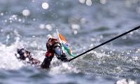PIX: India's Anurag, Army Pal Brave Tough Waters