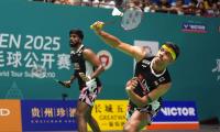 Satwik-Chirag storm into semis; Hooda bows out