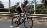 Out on parole, Pistorius attends triathlon event!