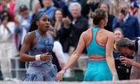 Gauff stuns No1 for French Open win-then drops trophy lid