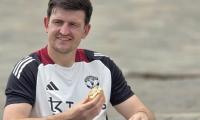 ManU's Maguire Munches On Vada Pav!