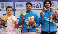 Pistol glory! Mukesh, Tejaswani fire India to No.1