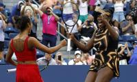 US Open: Serena turns coach as Venus-Fernandez win in style!