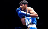 Boxing Worlds: Jaismine punches her way to quarters