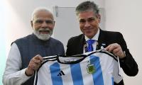 Modi receives special b'day gift from Messi!