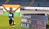 Sumit Antil completes World Para Championships hat-trick!