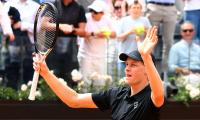 Sinner breaks Djokovic's record to storm into Rome semis