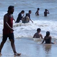 Juhu beach. Pic: Hitesh Harisinghani/Rediff.com