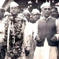 Netaji Subhas Chandra Bose with Jawaharlal Nehru