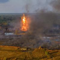 The fire has been raging in the oil well since June 9