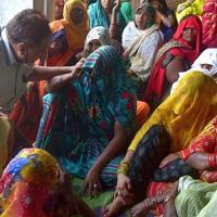 Family members of the Hathras rape and murder victim