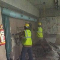BMC's demolition team at work inside Kangana's office