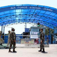 The Jammu Air Force station