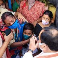 JP Nadda meets victims of Bengal violence