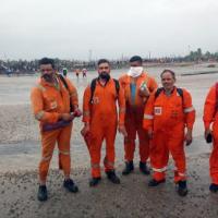 47 crew members from barge Gal Constructor were rescued yesterday
