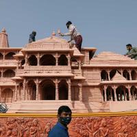 The Ram mandir in Ayodhya