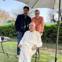 Faisal Patel with Farooq and Omar Abdullah.