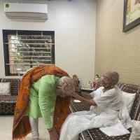 The PM met his mother in Ahmedabad yesterday