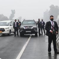 PM Narendra Modi's convoy is stranded in Ferozepur, Punjab, January 5, 2022/ANI