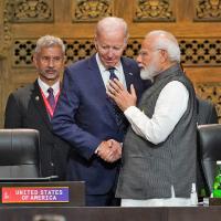 PM Modi with US President Joe Biden in Bali