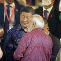 Xi Jinping at the Bali G20 last year