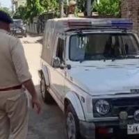 Jammu and Kashmir DGP Dilbagh Singh arrives at crime scene