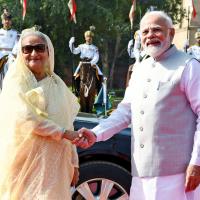 PM Narendra Modi and Bangladeshi counterpart, Sheikh Hasina./File image