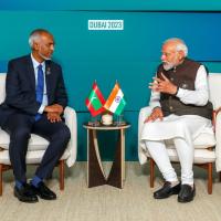 PM Narendra Modi meets Maldivian President Mohamed Muizzu/File image