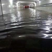 A flooded underpass in Chennai