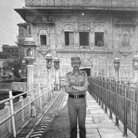 Then lieutenant colonel Israr Rahim Khan at the Golden Temple