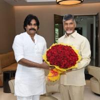 Andhra Chief Minister N Chandrababu Naidu and deputy CM Pawan Kalyan/File image