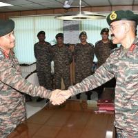 Lt Gen Sanjay Mitra (left)/Indian Army/Twittter