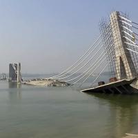 A Rs 1,770 cr bridge collpased in Bhagalpur, Bihar