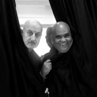 Anupam Kher tweeted this picture with Satish Kaushik