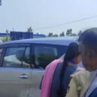 Karnataka CM Basavraj Bommai's car being checked