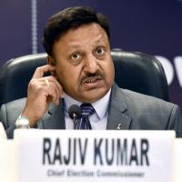 Chief Election Commissioner Rajiv Kumar/ Jitender Gupta/ANI Photo