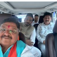 Kailash Vijayvargiya posted this pic with the former Congress candidate