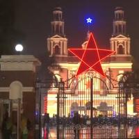 A view of the Sacred Heart Cathedral Church on the eve of Christmas in New Delhi/ANI on X