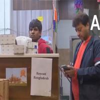 A boycott call on a shop counter in Kashmiri Gate in New Delhi/ANI Photo